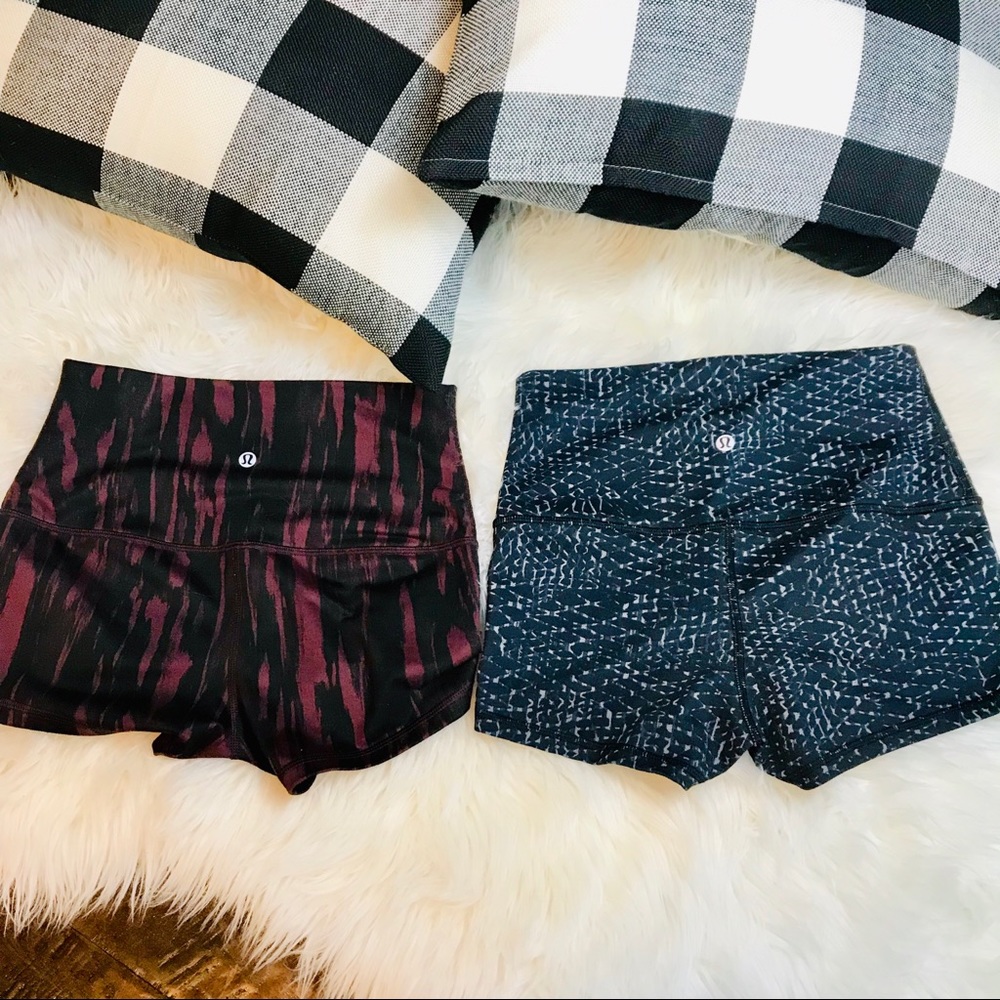 SOLD Lululemon boogie shorts bundle